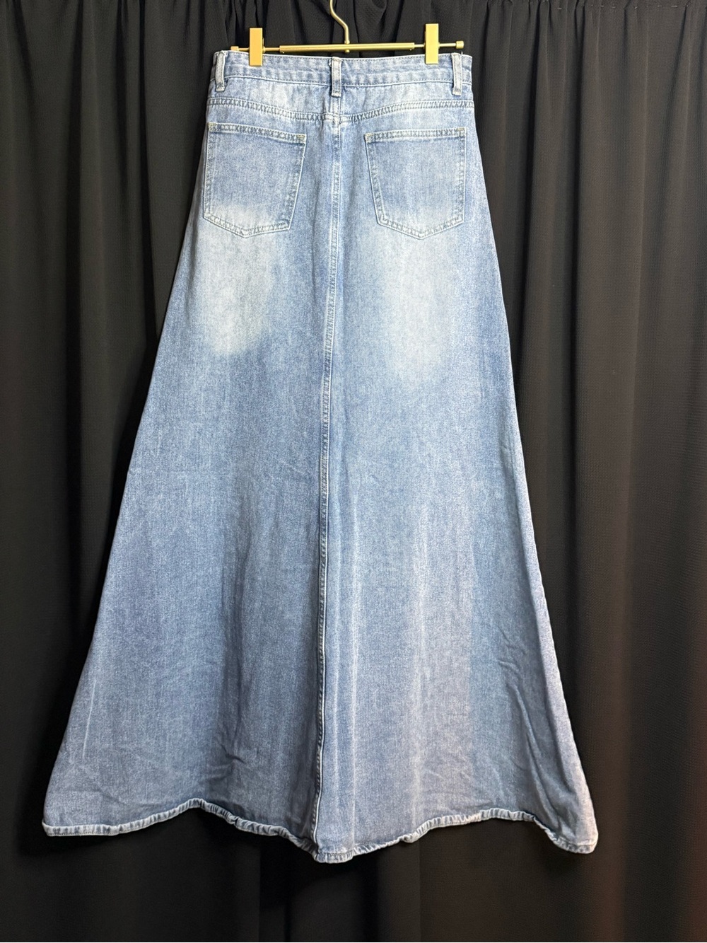 Light Blue Maxi skirt - Classic Denim - Picture 2 of 3